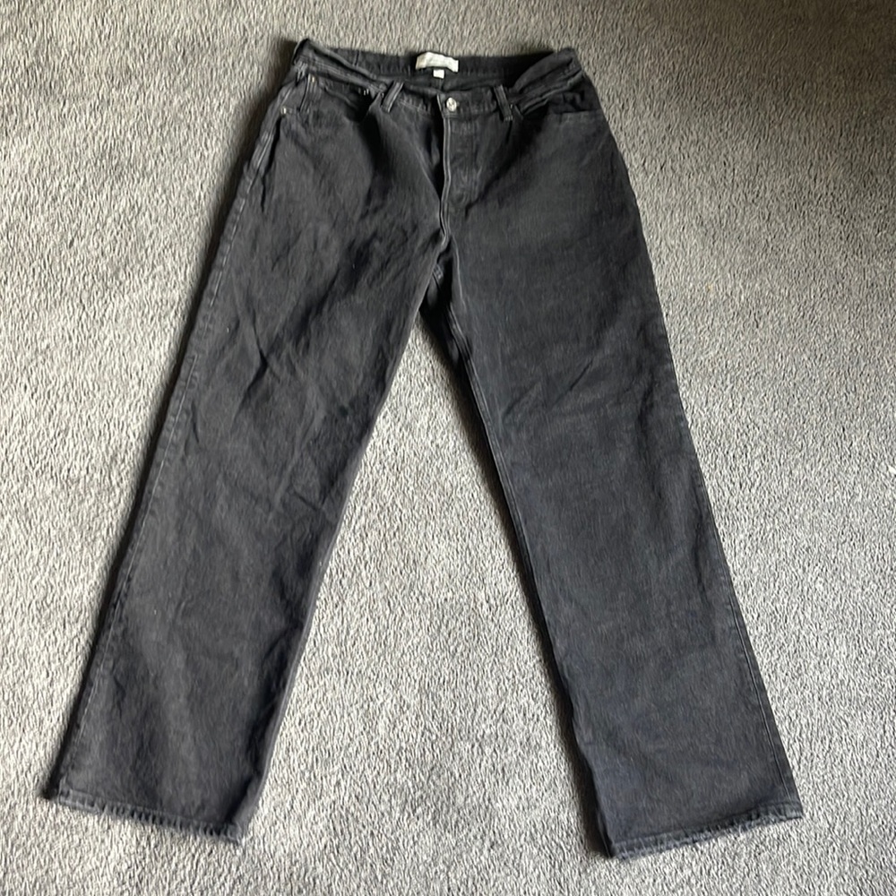 Abercrombie Fitch Curve Love 90s baggy low rise jeans